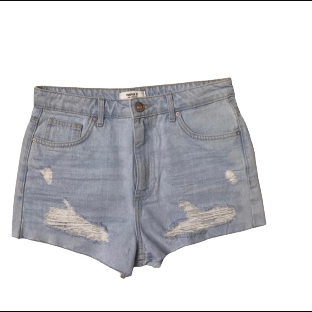 Forever 21 High Waisted Denim Shorts